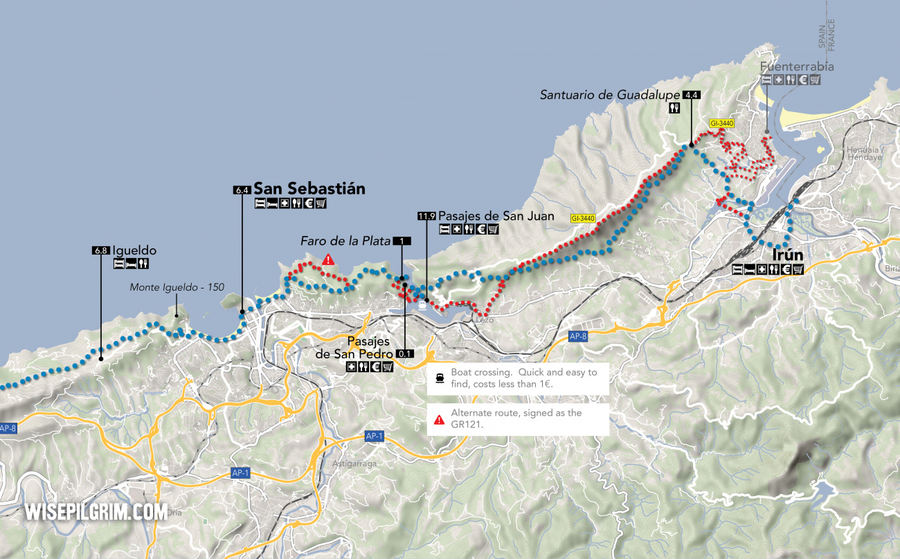 Camino del Norte Map 1