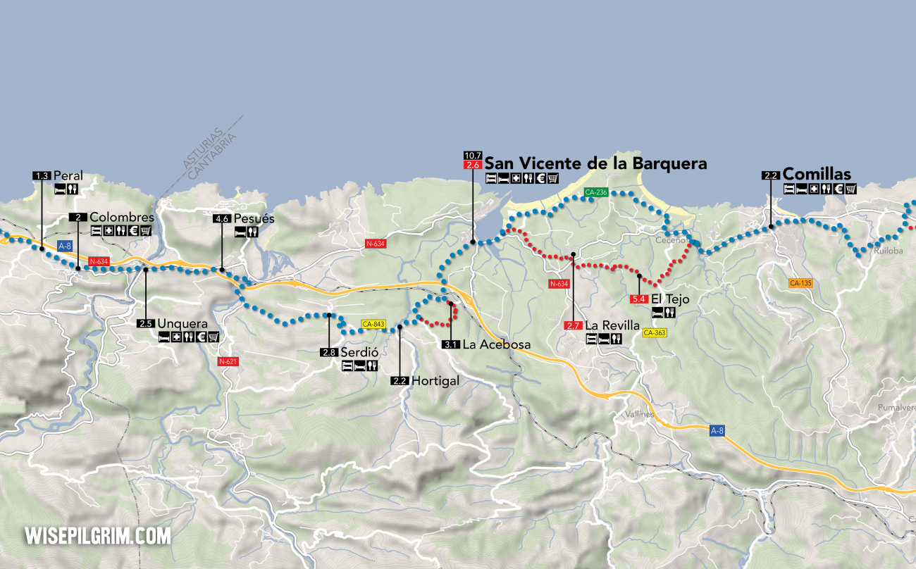 Camino del Norte Map 10
