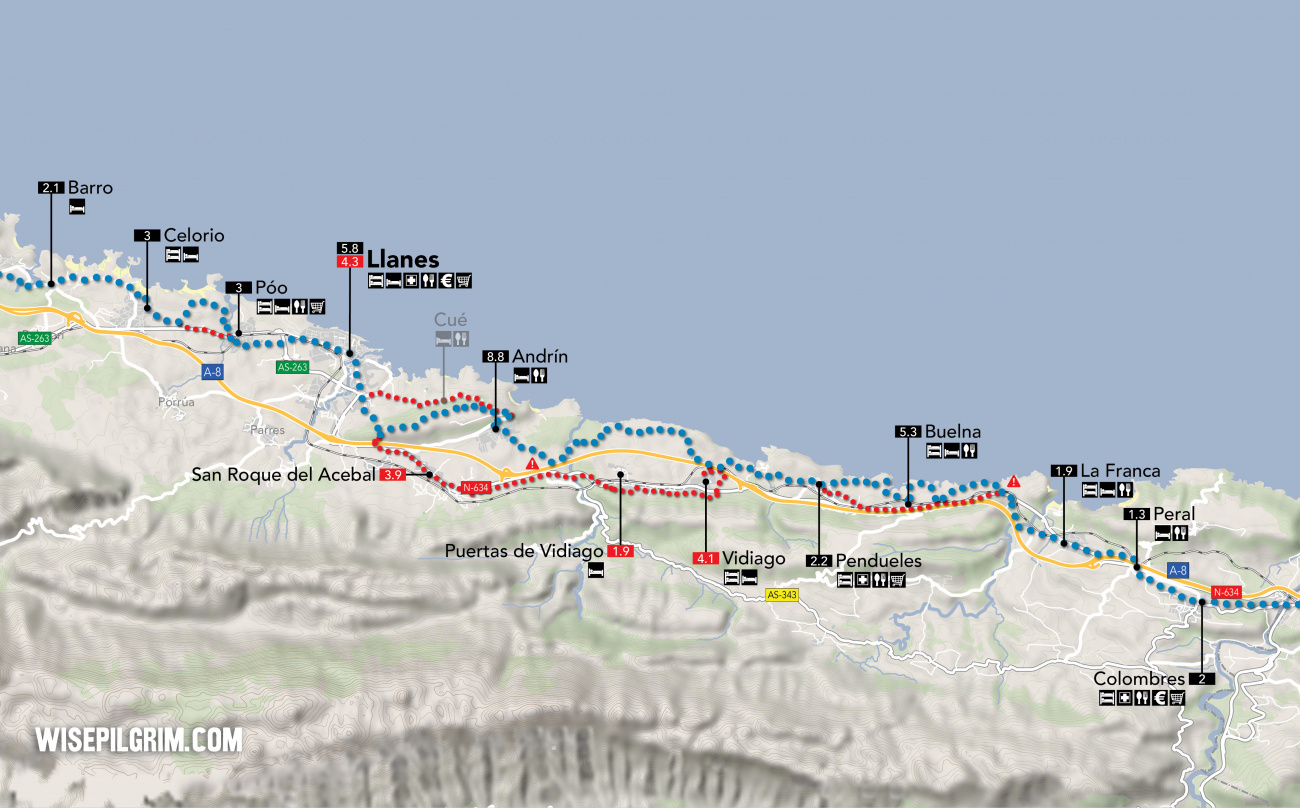Camino del Norte Map 11