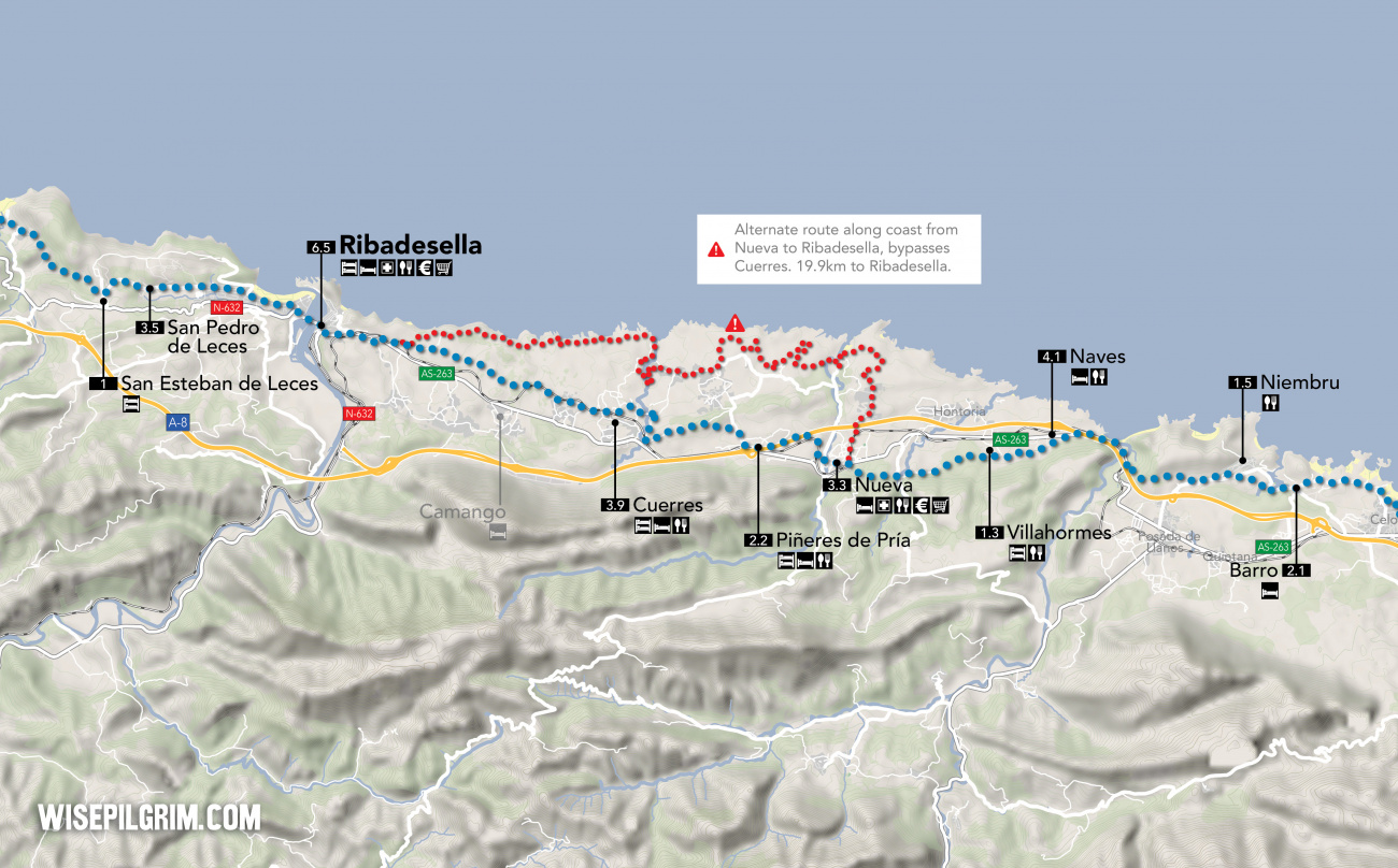 Camino del Norte Map 12