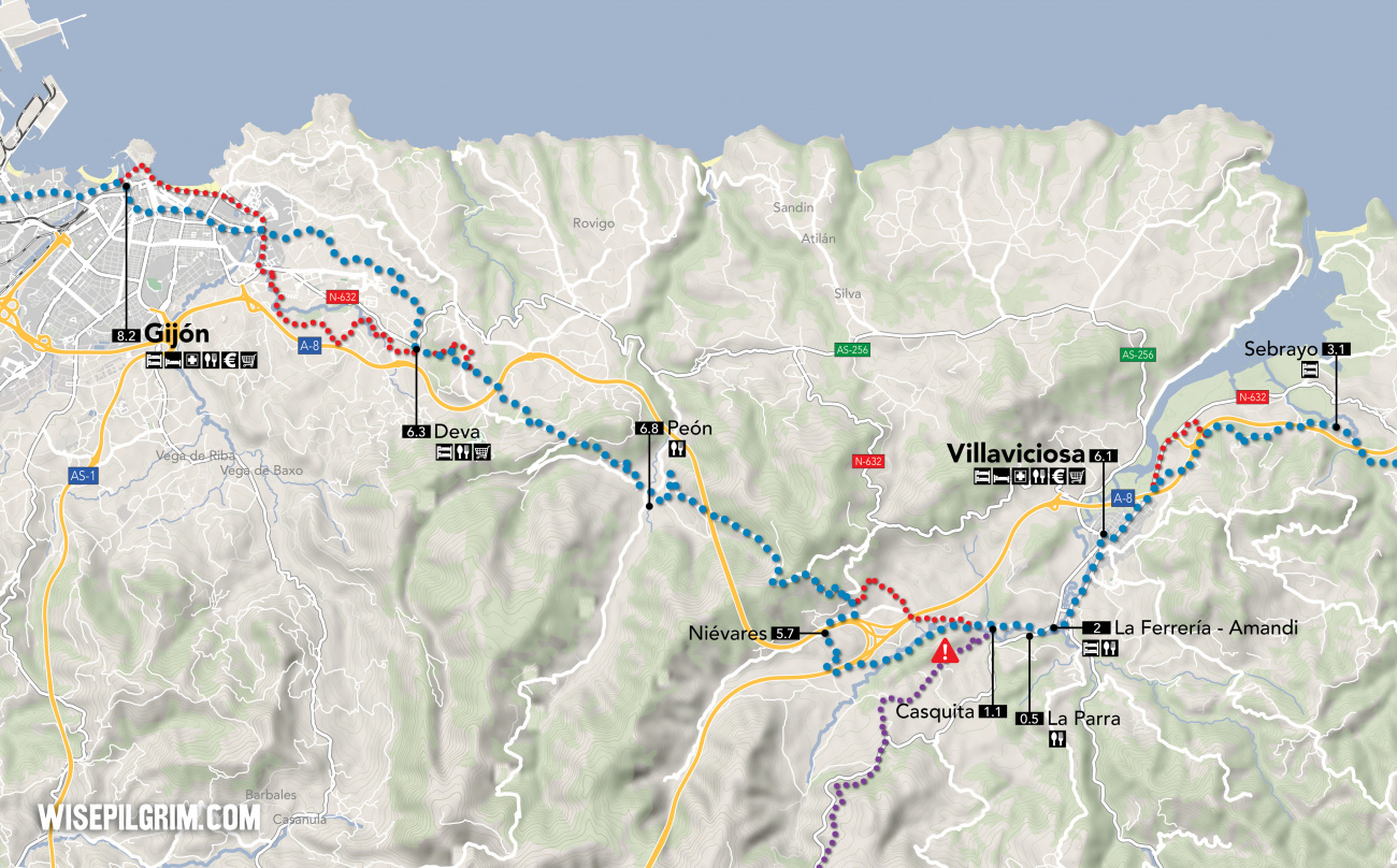 Camino del Norte Map 14