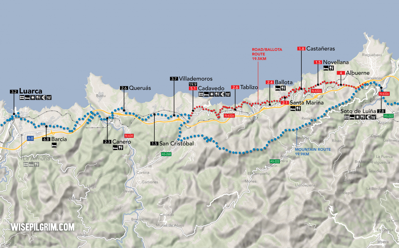 Camino del Norte Map 17