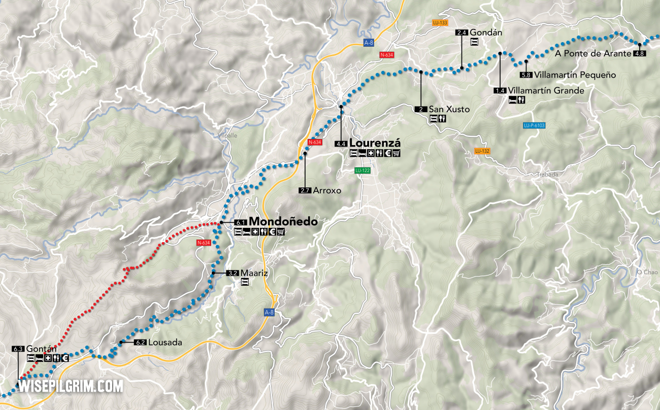 Camino del Norte Map 20