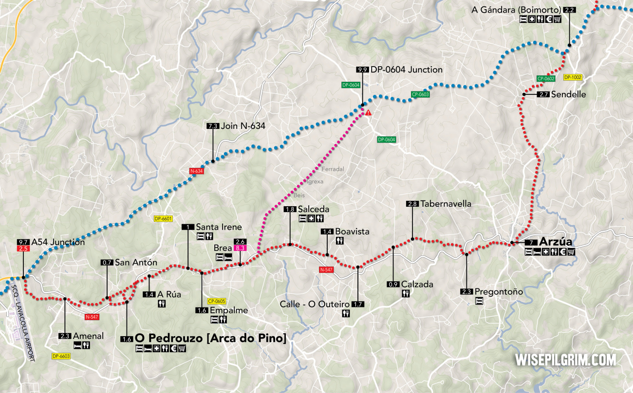 Camino del Norte Map 25