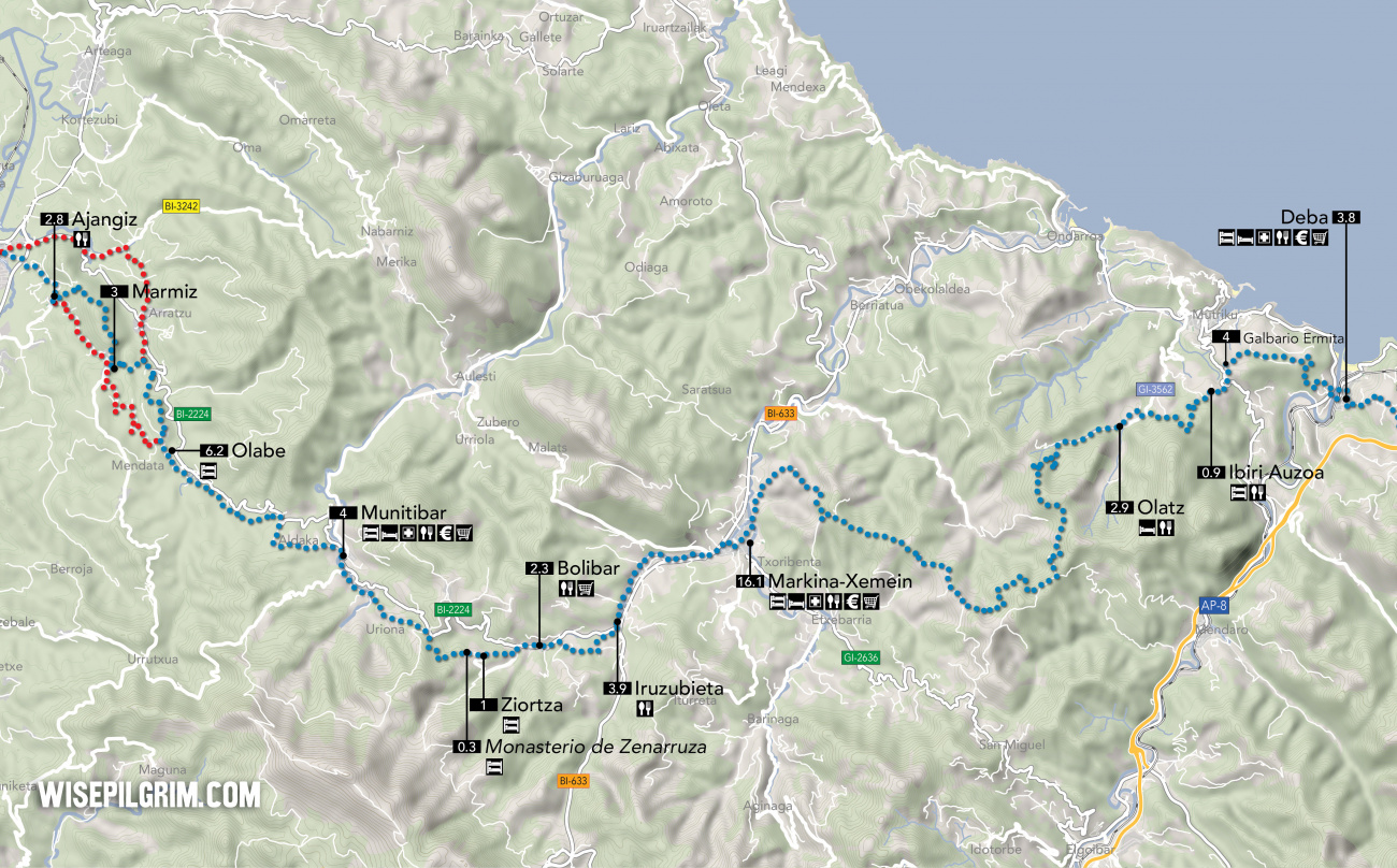 Camino del Norte Map 3