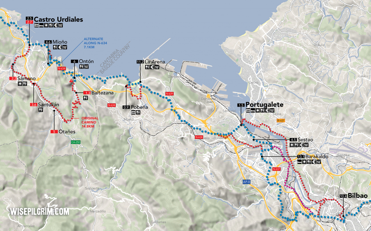 Camino del Norte Map 5
