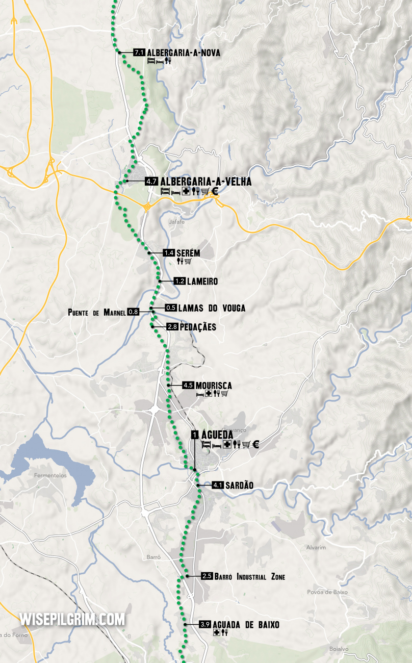 Camino Portugues Map 10