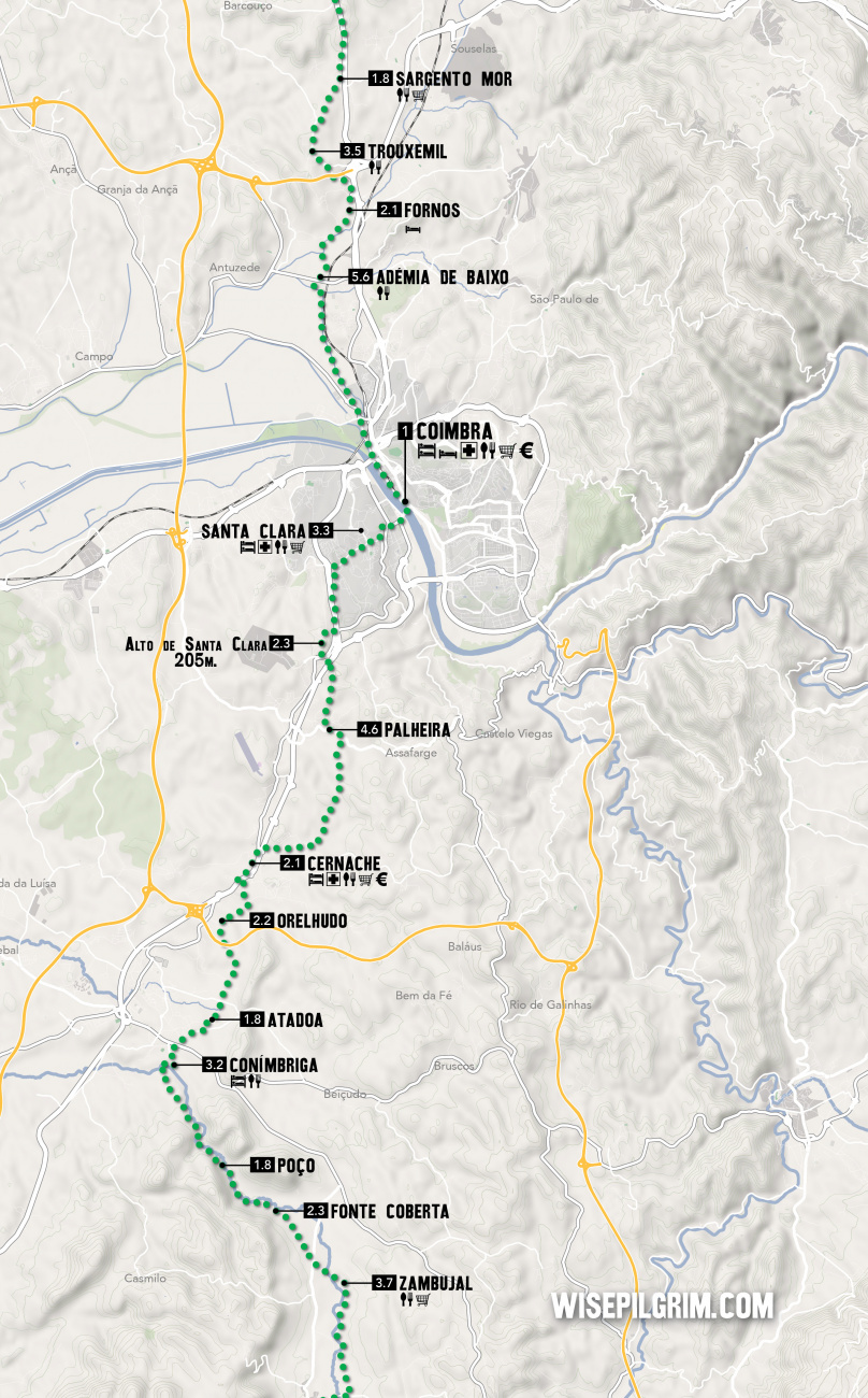 Camino Portugues Map 8