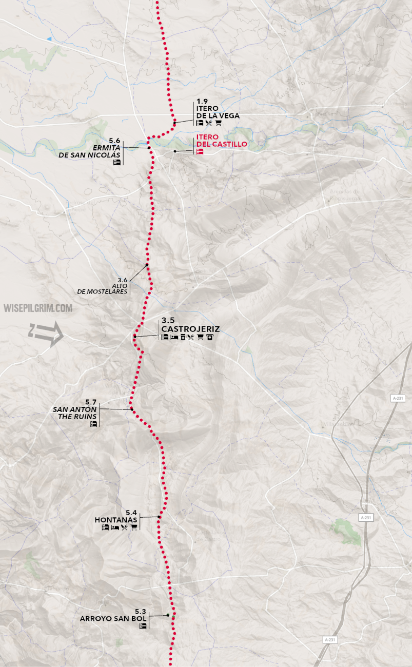Camino Francés Map 10