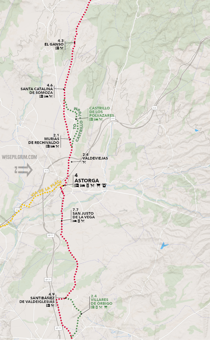 Camino Francés Map 16