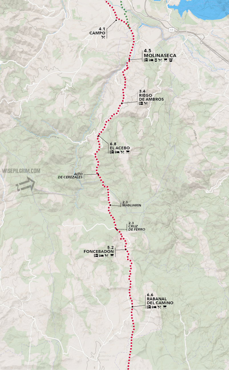 Camino Francés Map 17