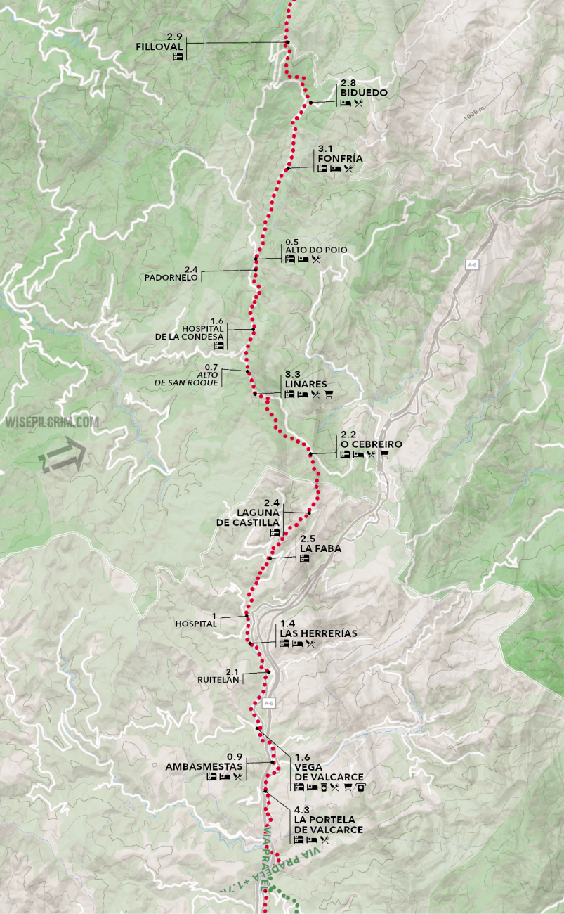 Camino Francés Map 19