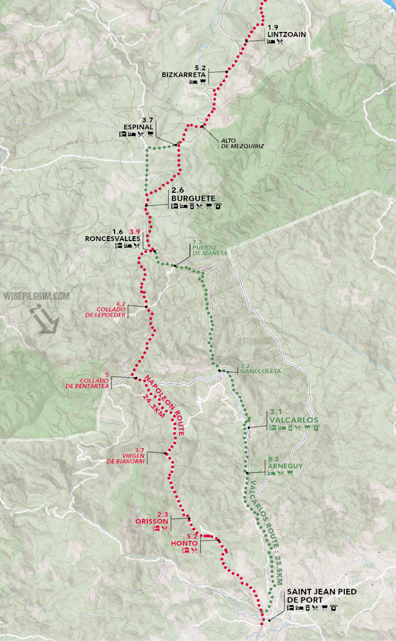 Camino Francés Map 1