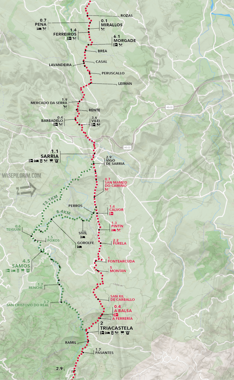 Camino Francés Map 20