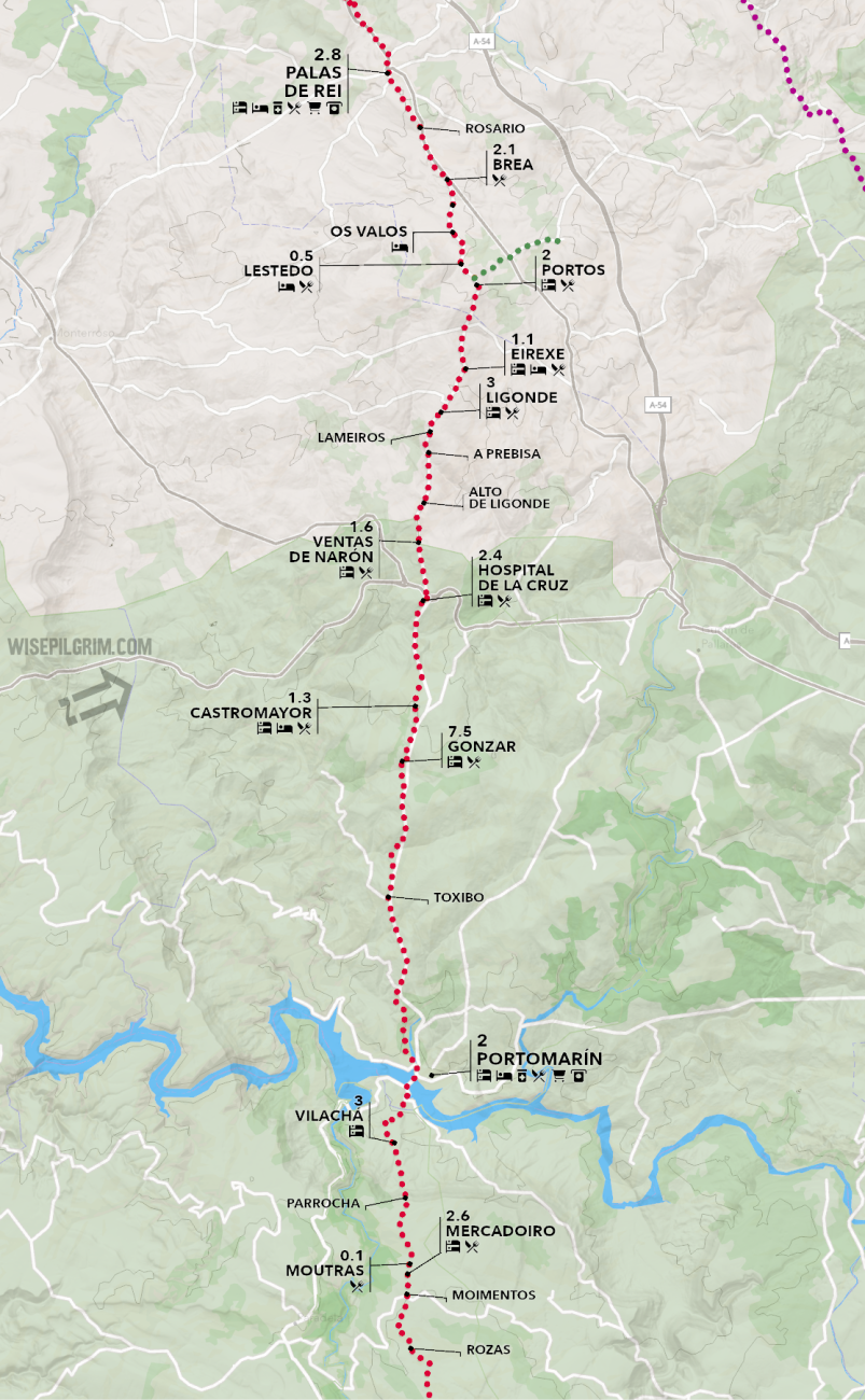 Camino Francés Map 21