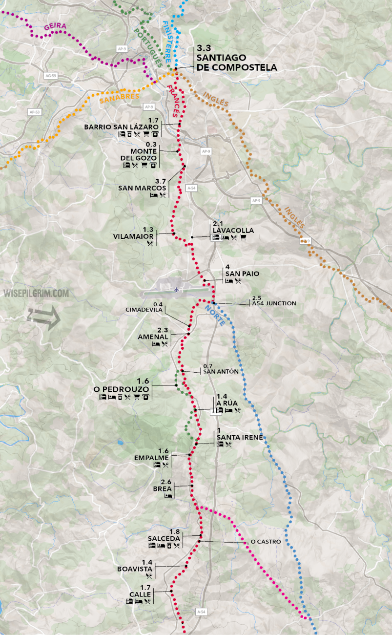 Camino Francés Map 23