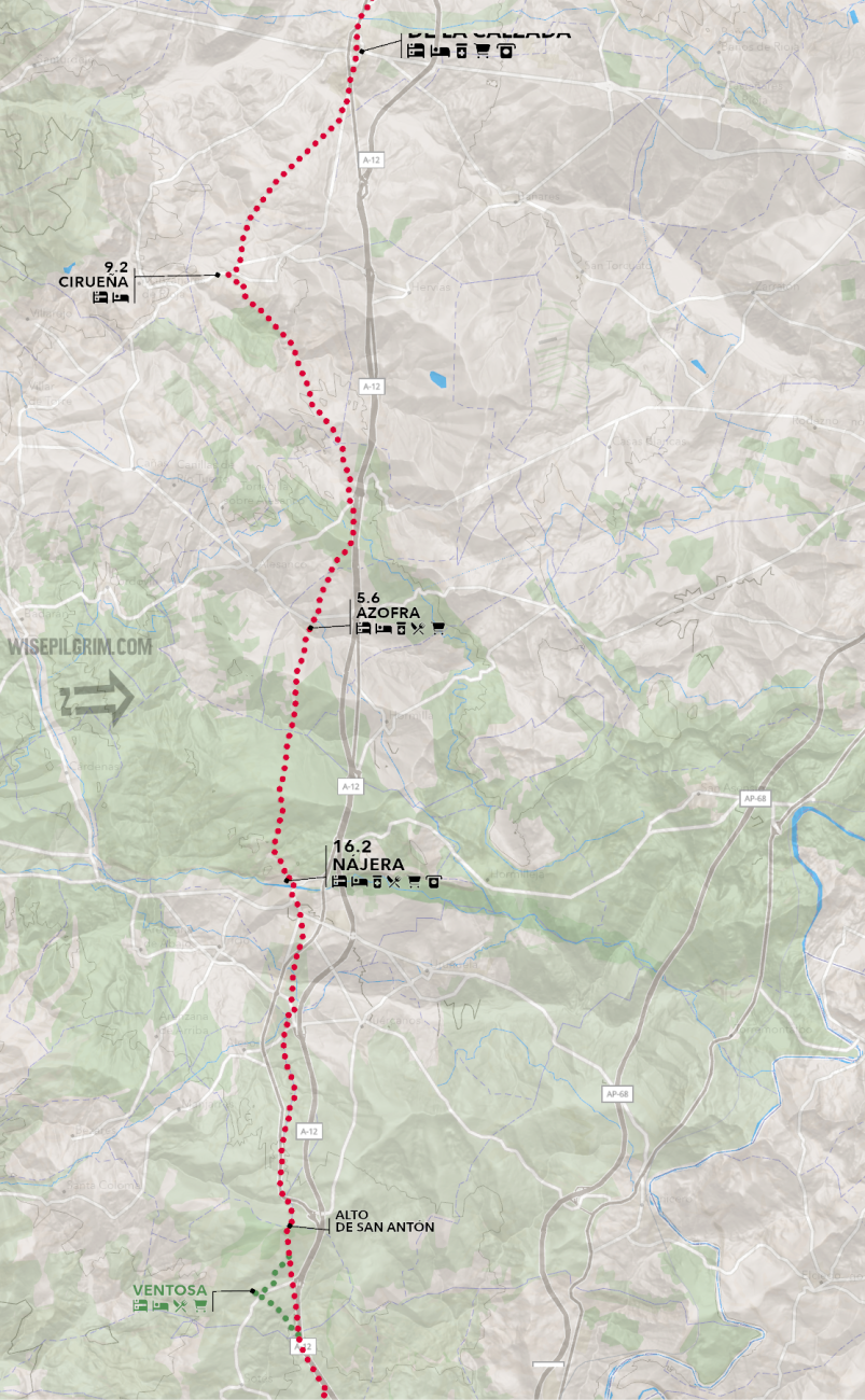 Camino Francés Map 6