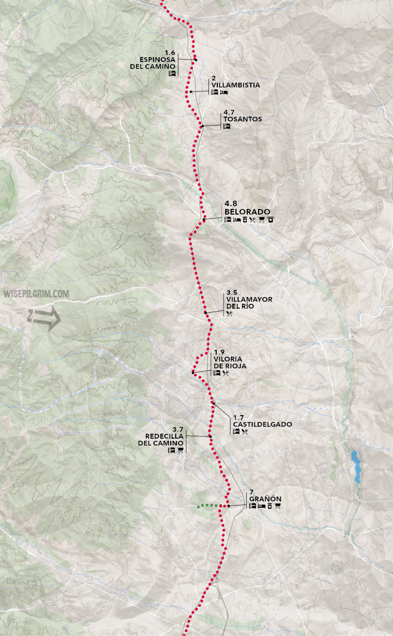 Camino Francés Map 7