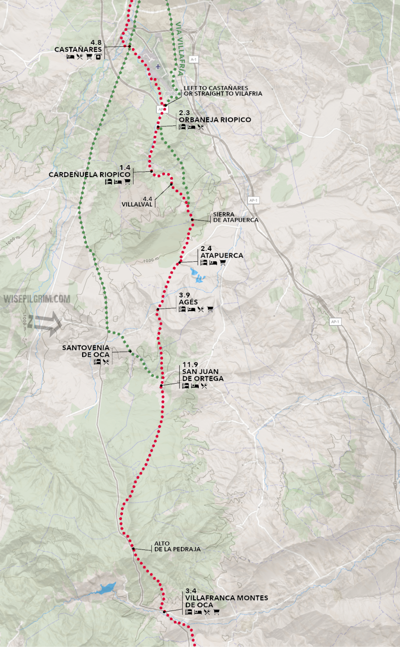 Camino Francés Map 8