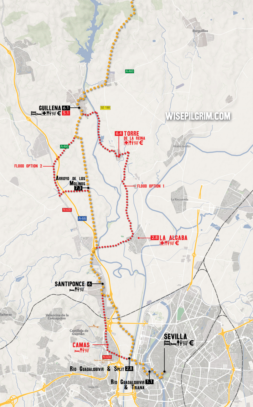 Vía de la Plata Map 1
