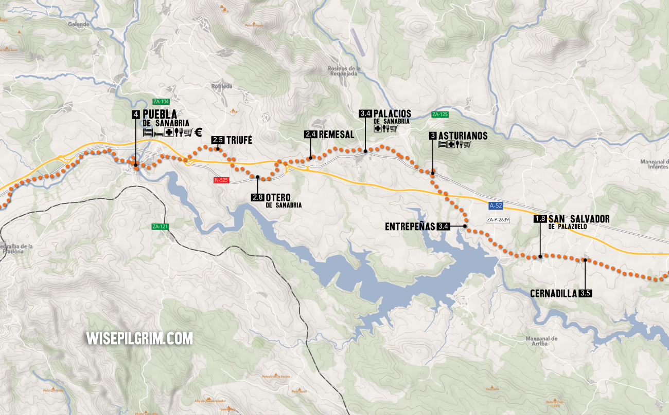 Vía de la Plata Map 23