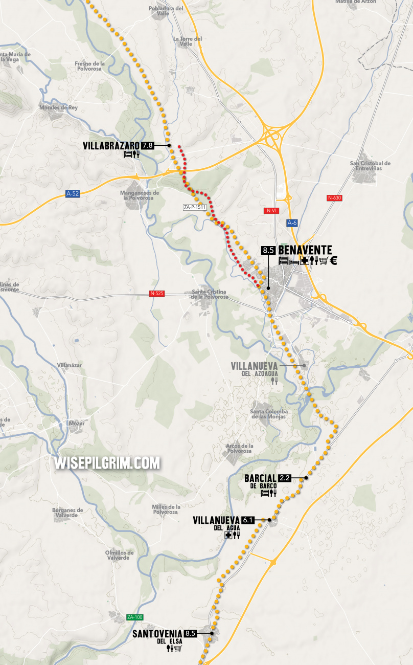 Vía de la Plata Map 34